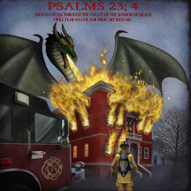POSTER, FIREFIGHTER PSALMS, 24X24