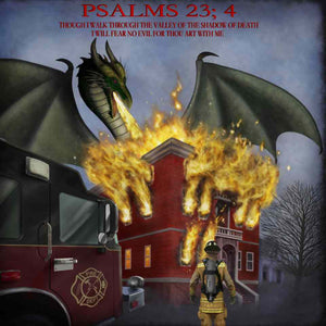 POSTER, FIREFIGHTER PSALMS, 16X16
